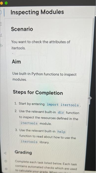 Can you write out the code please ? Inspecting