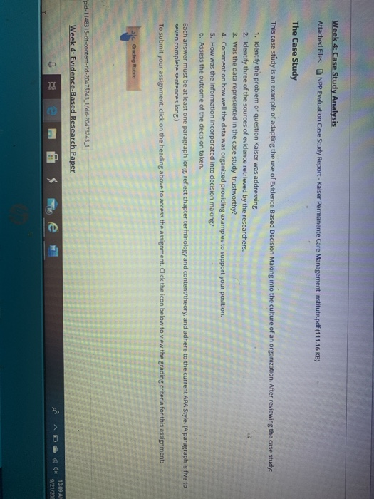 NPP Evaluation Case Study Report - Kaiser