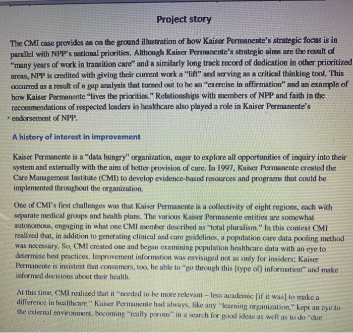 NPP Evaluation Case Study Report - Kaiser