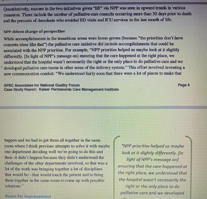 NPP Evaluation Case Study Report - Kaiser