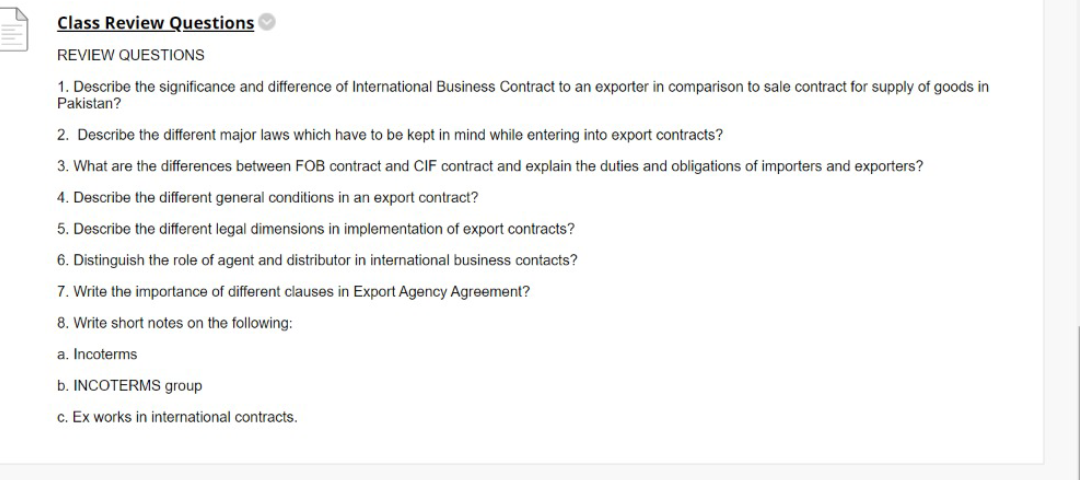 Please answer q5, or 5 and 6 both Class Review