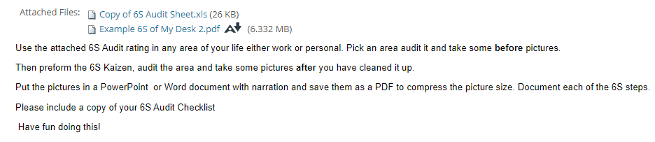 Attached Files: 4 Copy of 65 Audit Sheet.xIs (26