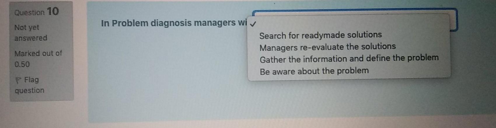 choose the correct answer Question 10 Not yet In