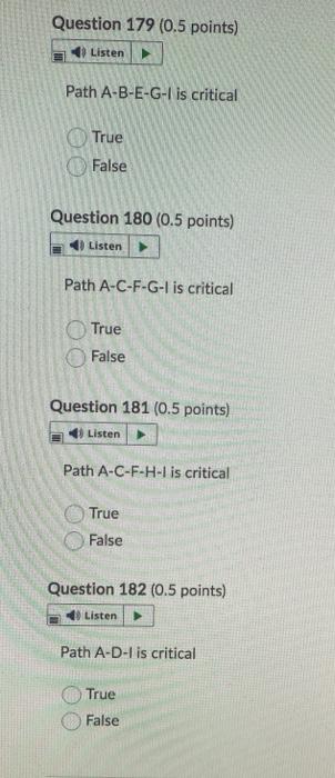 Activity Immediate Predecessor Time . B A 4 C A 2