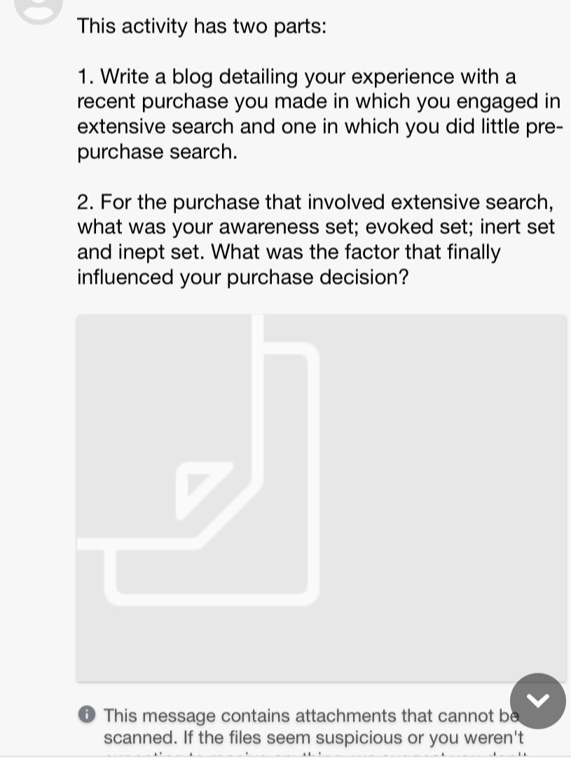 This activity has two parts: 1. Write a blog