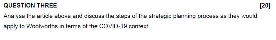 READ THE ARTICLE BELOW AND ANSWER THE QUESTIONS