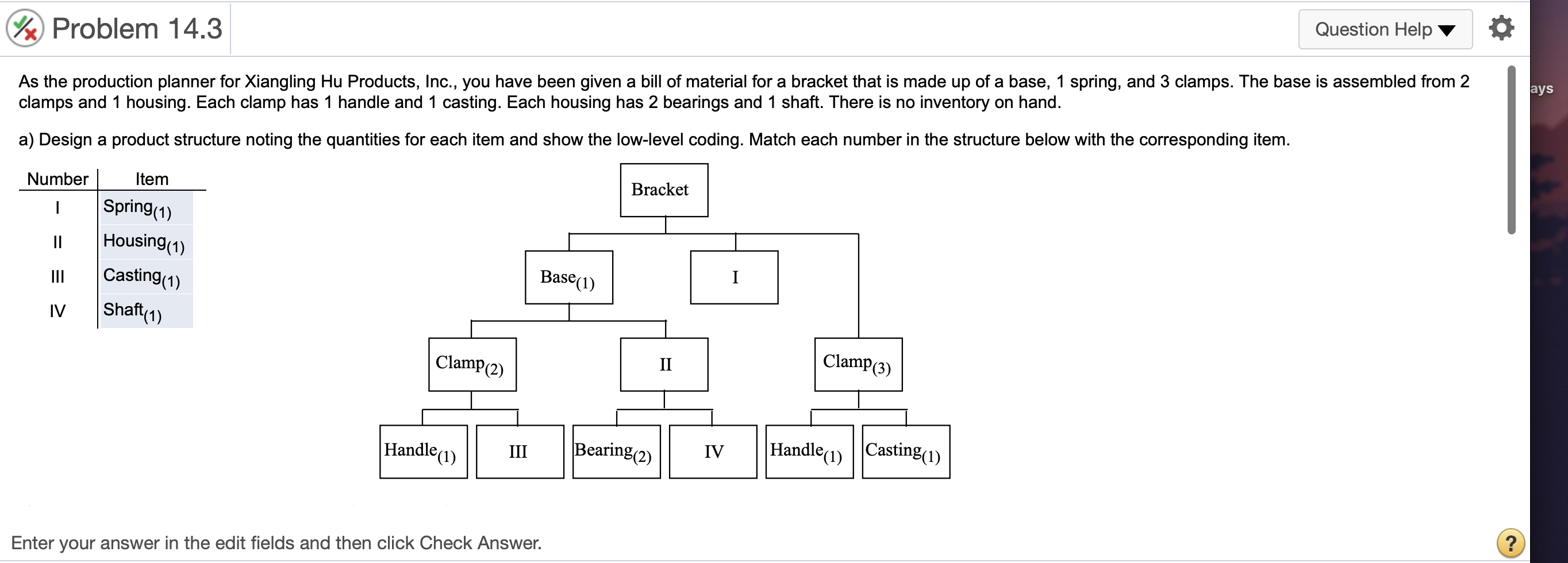 I need part "C" answered please. 7x Problem 14.3