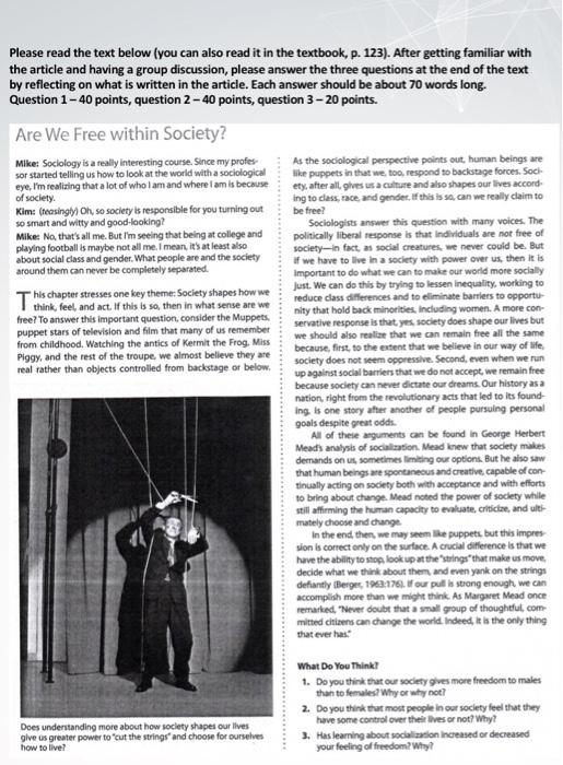 Please read the text below (you can also read it