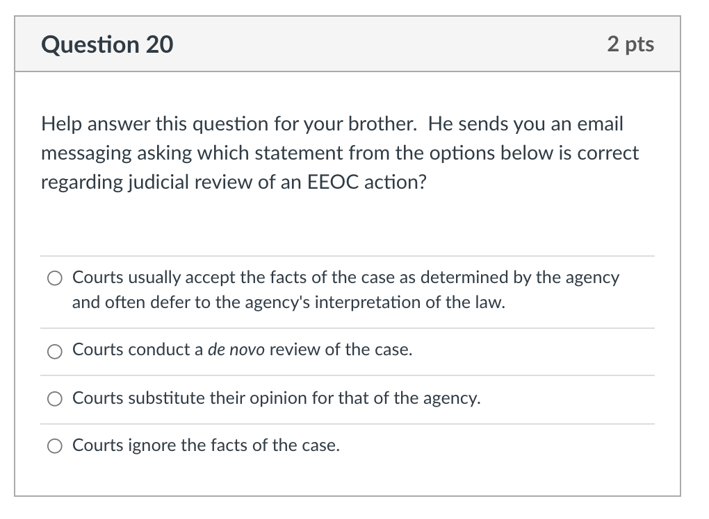 Question 20 2 pts Help answer this question for