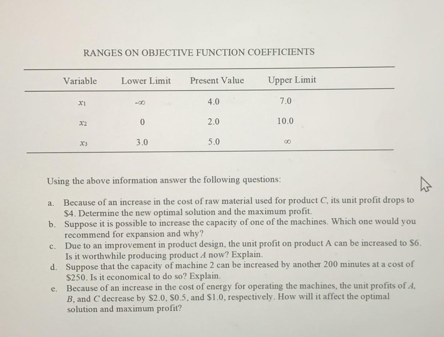 please slove D and E options. dont slove a b c 1.