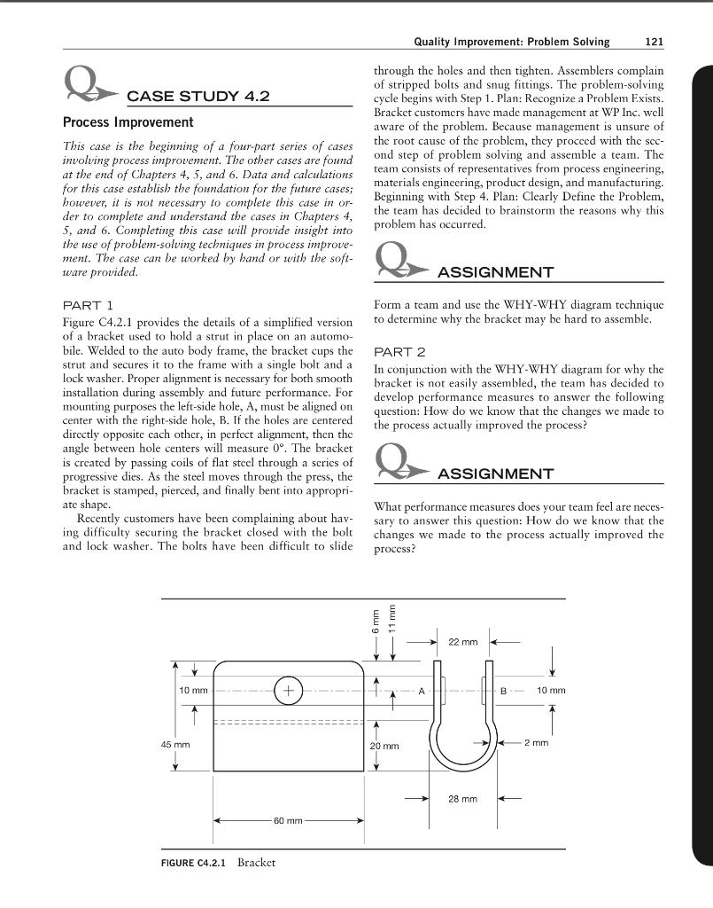 Assignment questions - Quality Improvement: