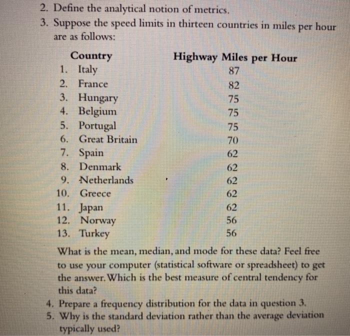 kindly answer 2,3,4 & 5 75 2. Define the