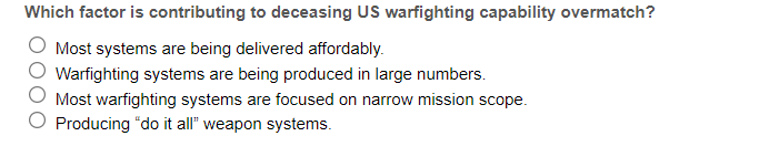 Which factor is contributing to deceasing US