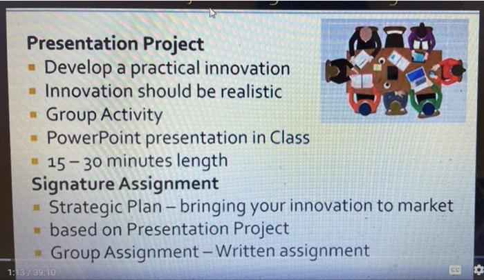 do you know any innovation idea for my