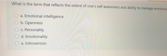 What is the term that reflects the extent of