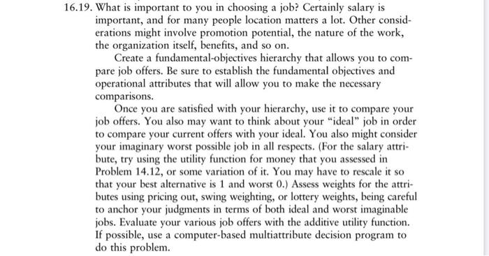 14.12. Assess your utility function in three