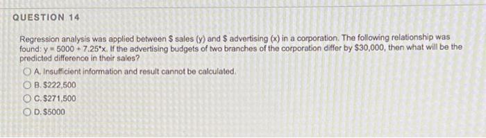 please read carefully! thanks QUESTION 14