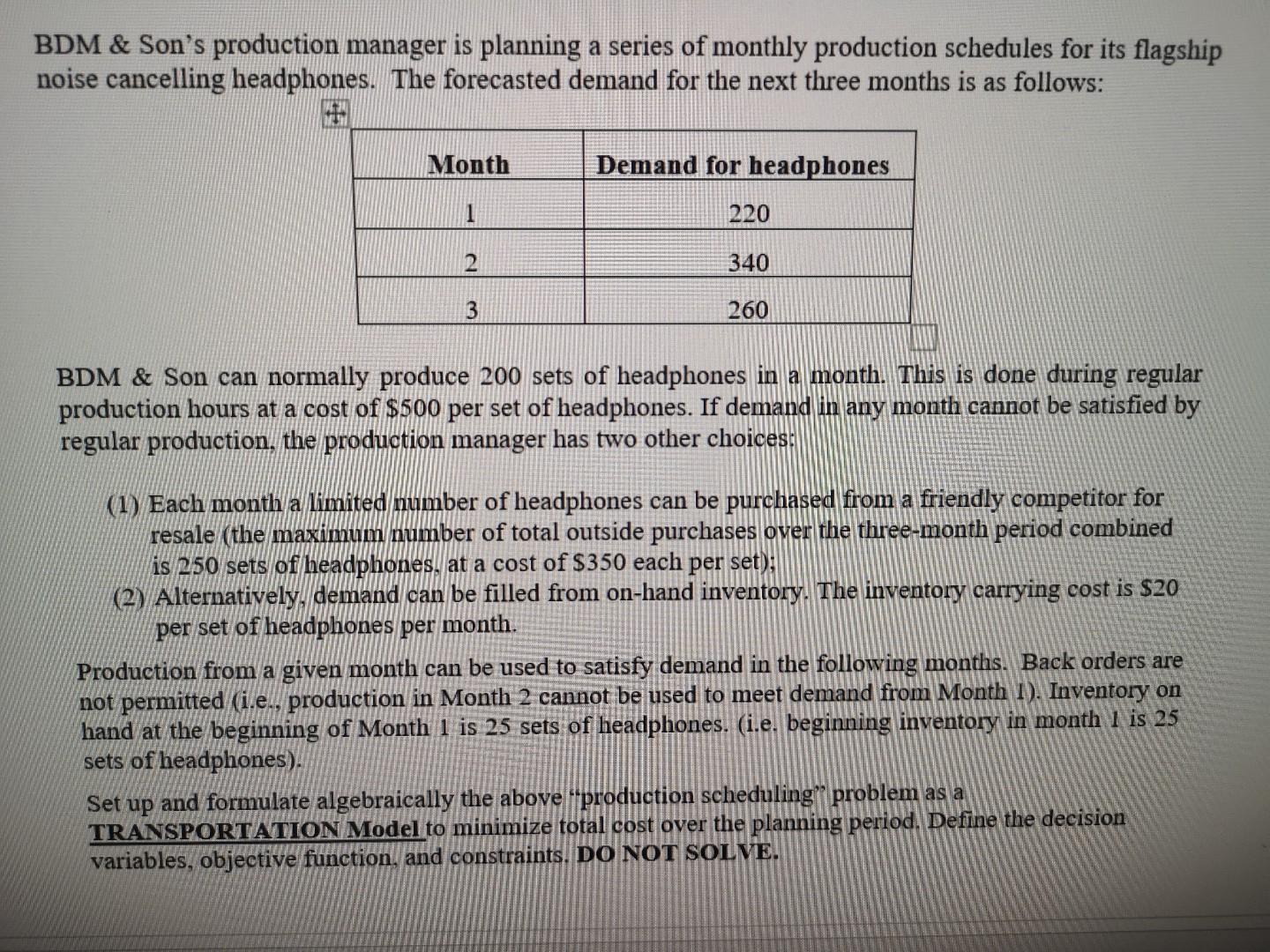 Please formulate this