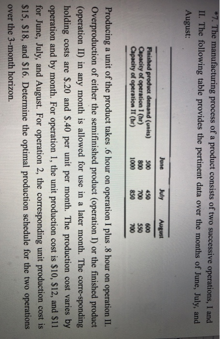 How do o formulate the LP for this. (not excel or