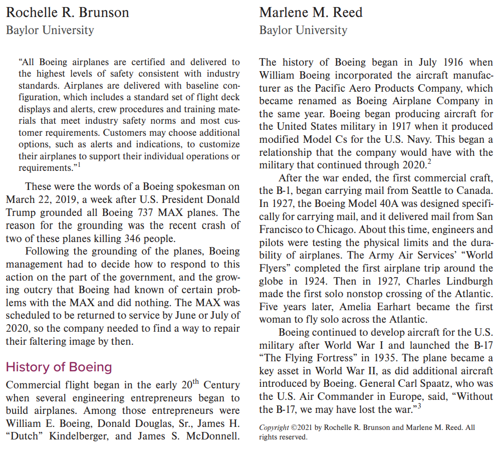 Does it seem that Boeing has made a commitment to