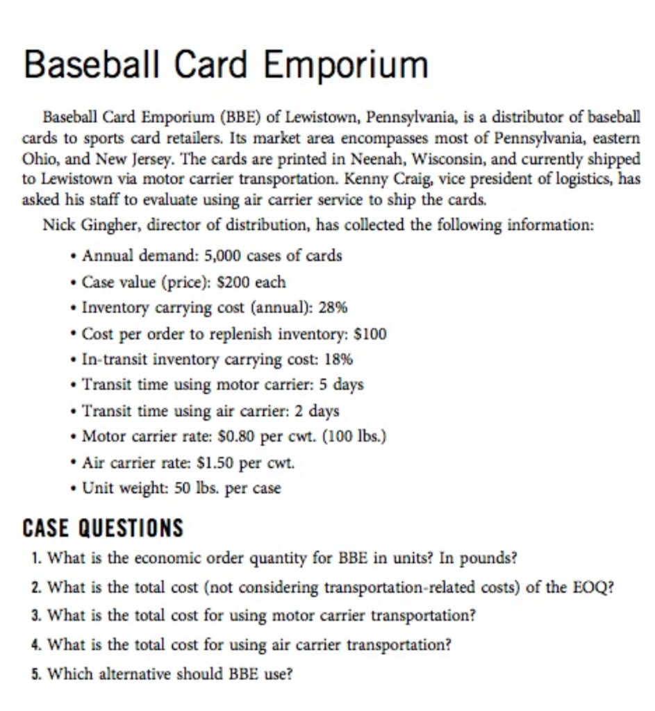 1. 2.For the case presented in question 1.1, at