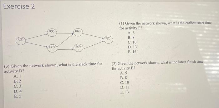 help (1) Given the network shown, what is the