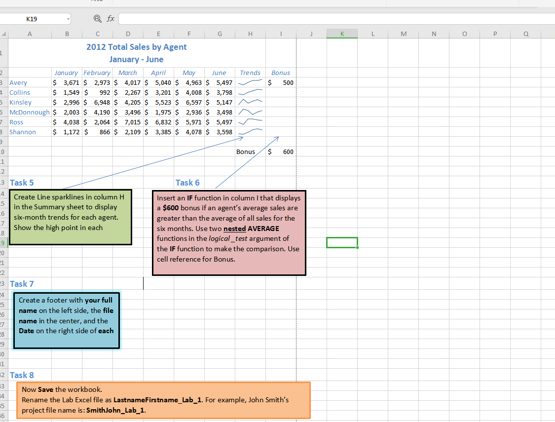 Only Need TASK 6, please explain the steps,
