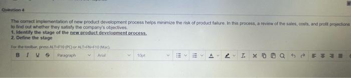 Question The correct implementation of new