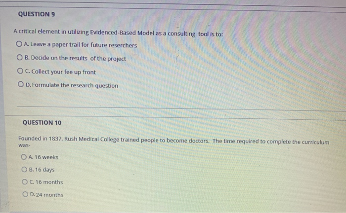 QUESTION 5 Big Data Analytics can be defined as: