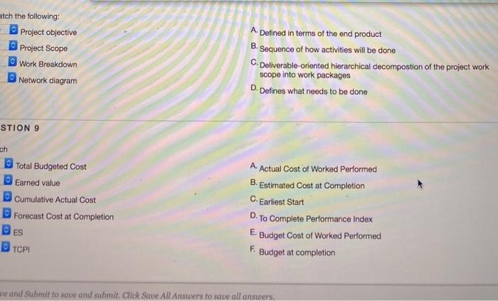 atch the following: - Project objective Project