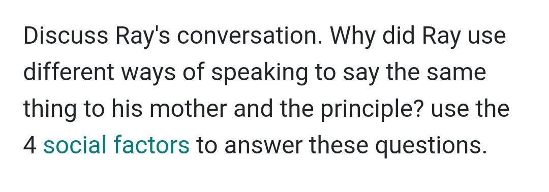 Just write short answer 1 paragraph please.