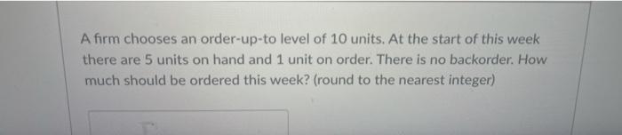 A product's demand over (I + 1) periods follows a