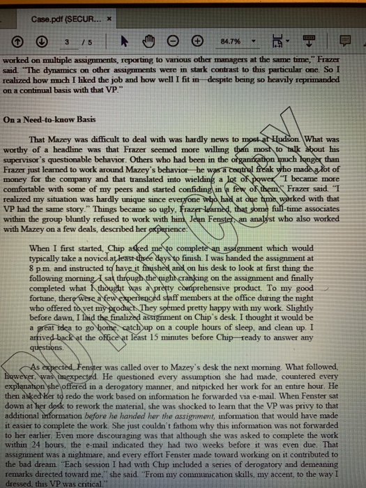 (a) Conflict occurs in many groups be they family