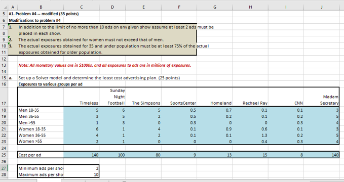 PLEASE SHOW FORMULAS AND INSTRUCTIONS PLEASE!