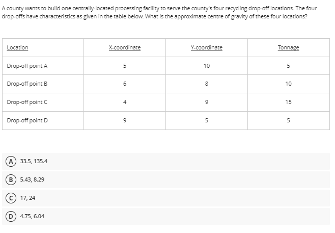 please answer :) A county wants to build one