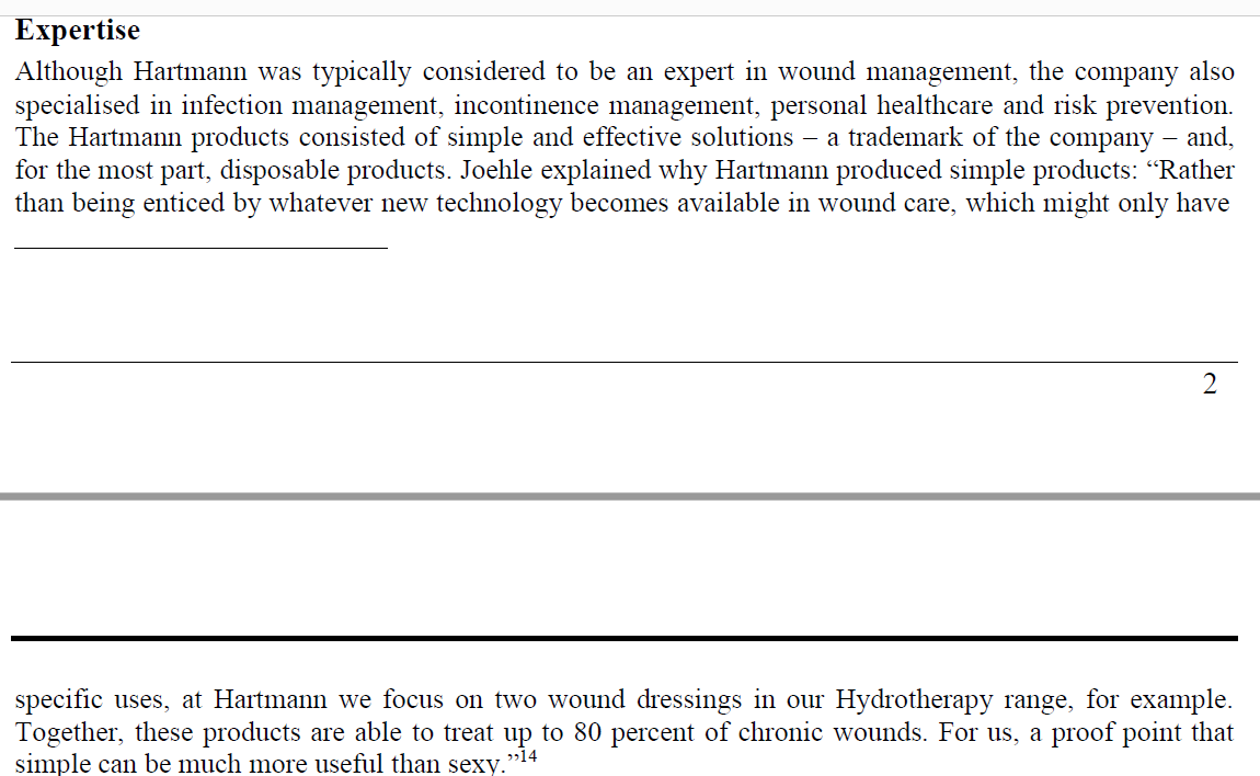 Case study: please base your answers on the below