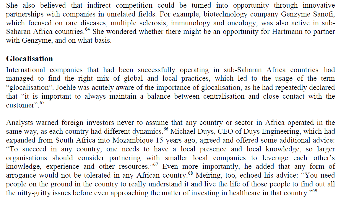 Case study: please base your answers on the below