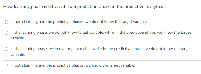 How learning phase is different from prediction