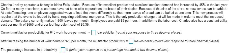 Charles Lackey operates a bakery in Idaho Falls,