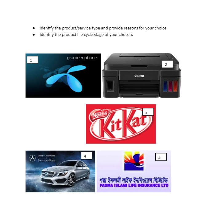 Identify the product/service type and provide