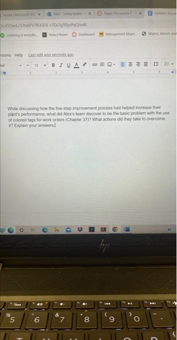 Book: The Goal: A process of ongoing improvement.