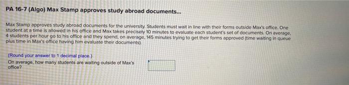 PA 16-7 (Algo) Max Stamp approves study abroad