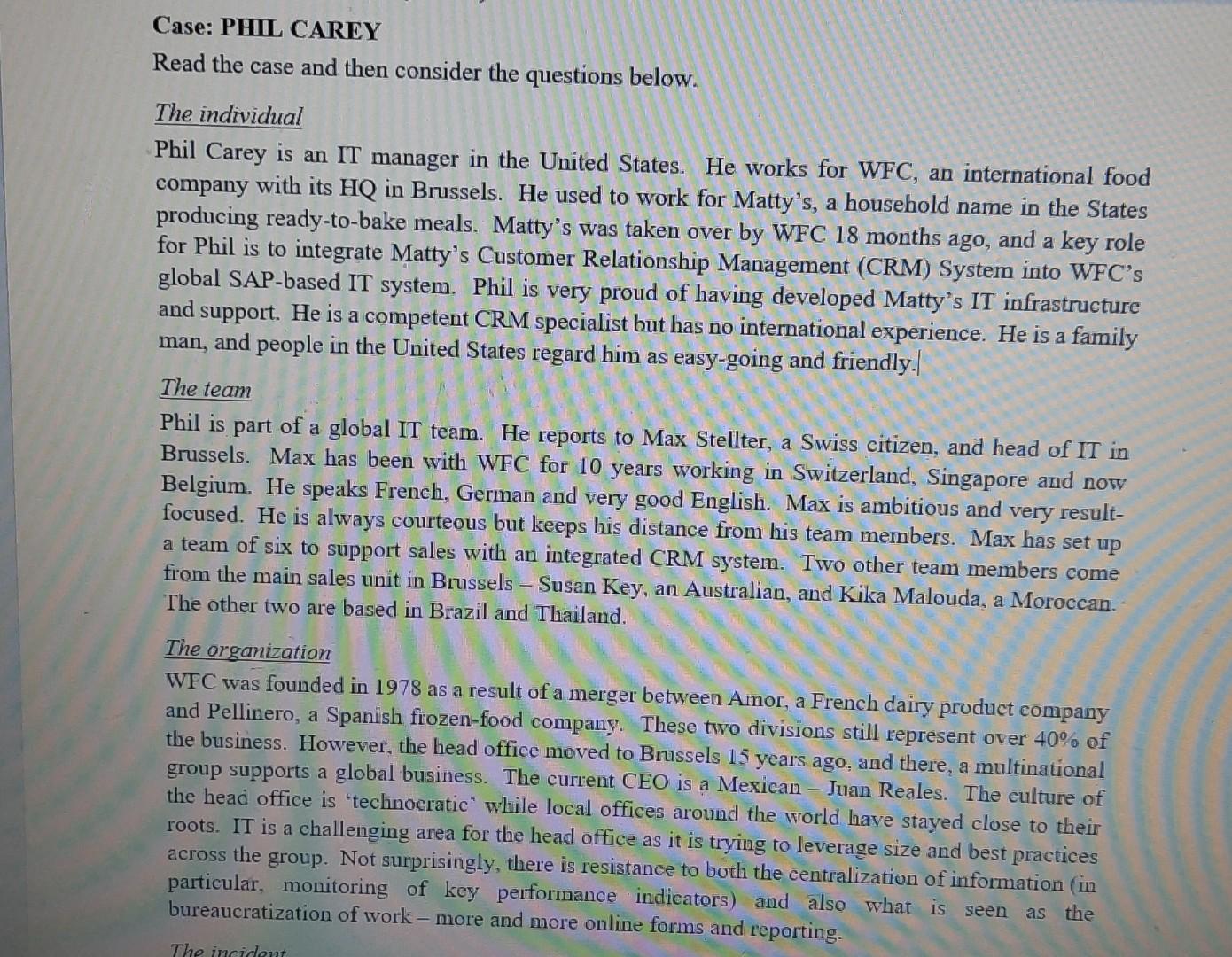 please do it course Intercultural management Read