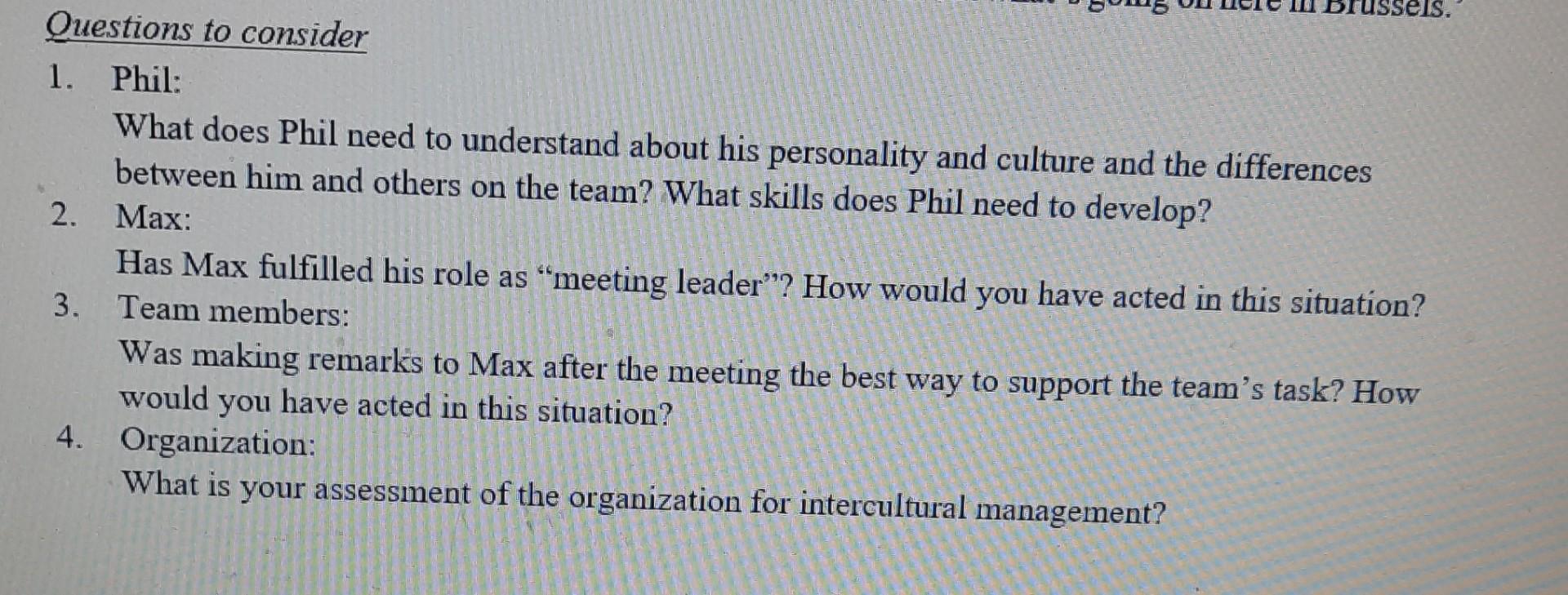 please do it course Intercultural management Read