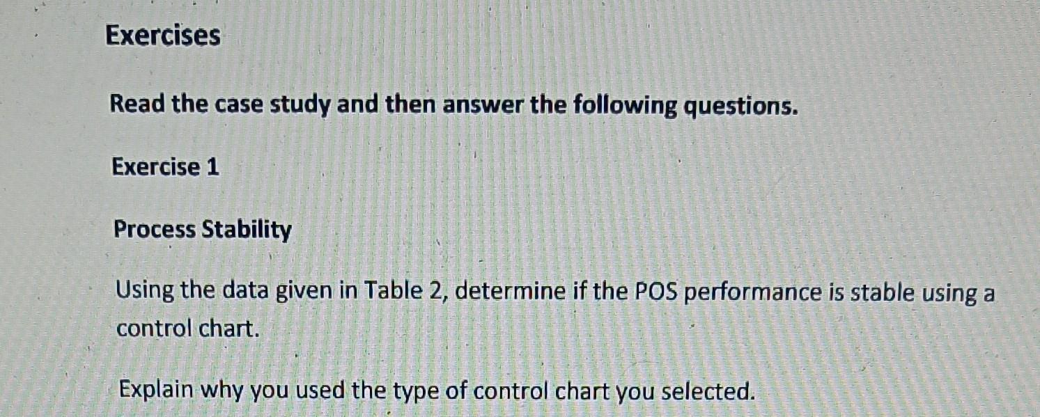 which control chart can be used and why step to
