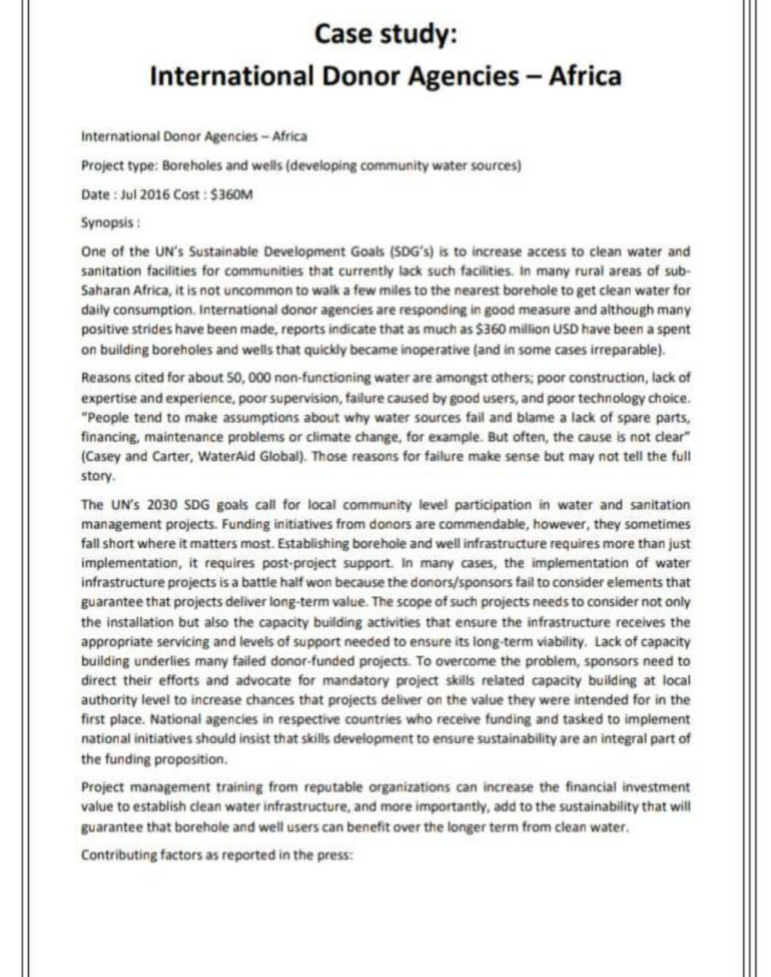 please read the case study and use the