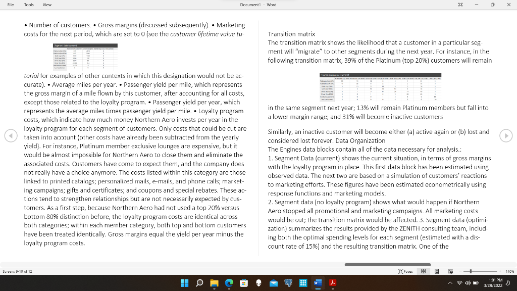 File Tools View Document - Word Northern Aero