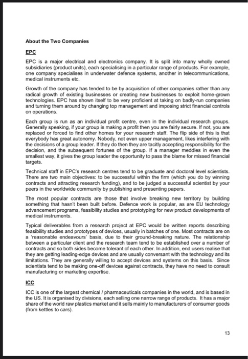 Why the project went wrong? Appendix 2: Case