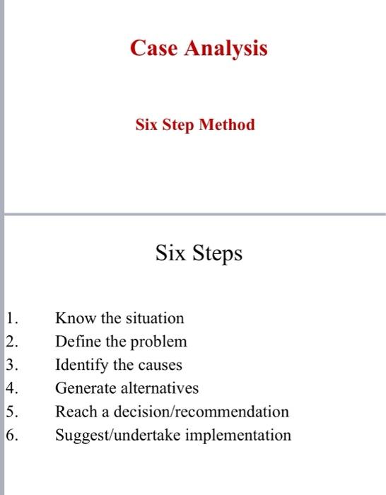 Activity 1 Chin's Case (5%) Review the case