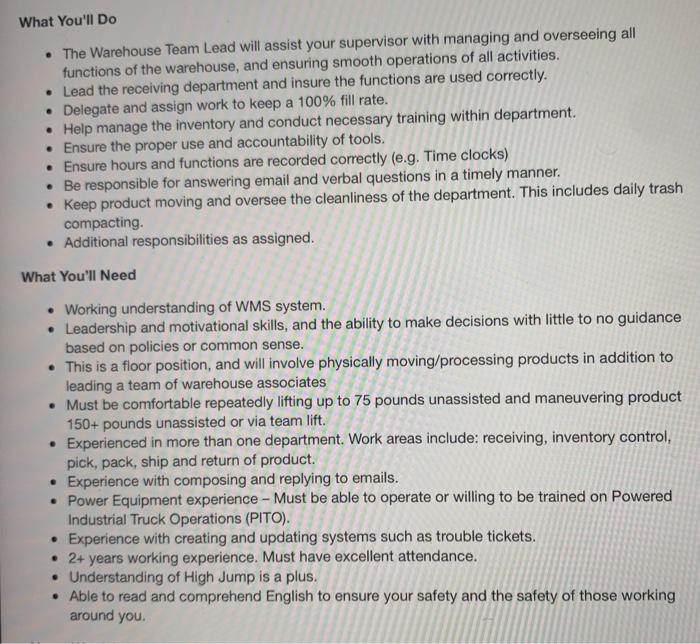 Need an expert with experience to Answer: Why we